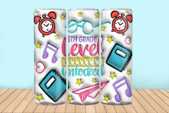 20oz 3D Inflated Back to School Tumbler: A Creative and Practical Solution