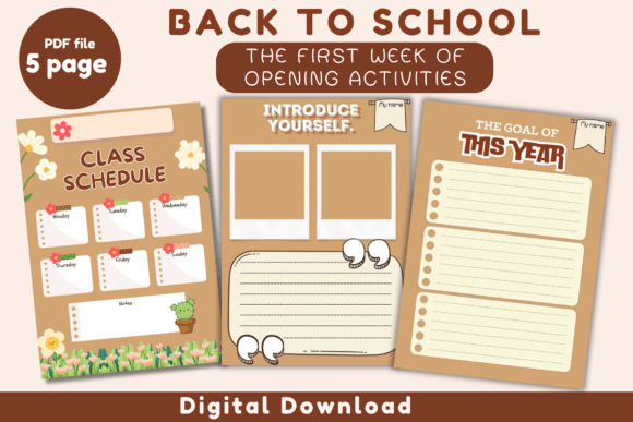 Back to School Activities First Week