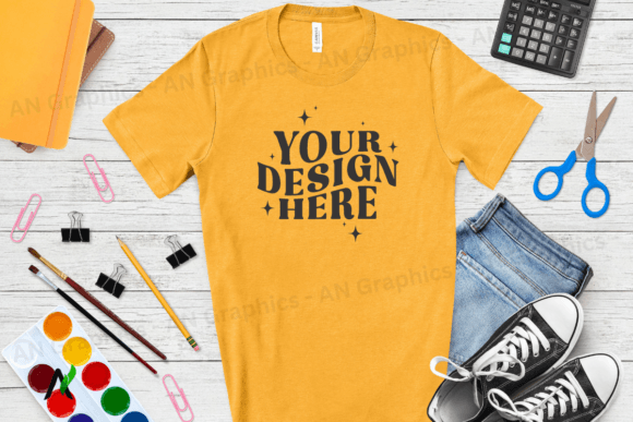 Back to School Bella Canvas Mockup 056: A Powerful Tool for Designers and Creators
