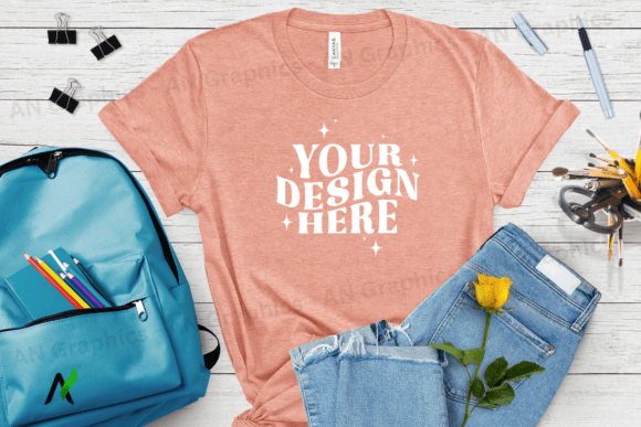 Back to School Bella Canvas Mockup - 067