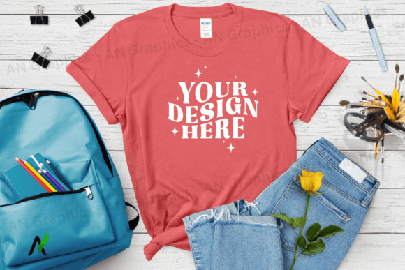 Back to School Gildan 5000 Mockup - 016: A Versatile Tool for Designers