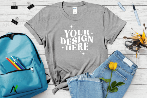 Back to School Gildan 5000 Mockup - 061: A Versatile Tool for Designers