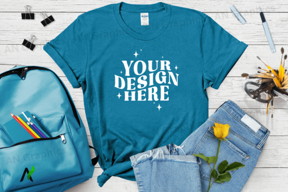 Back to School Gildan 64000 Mockup - 003