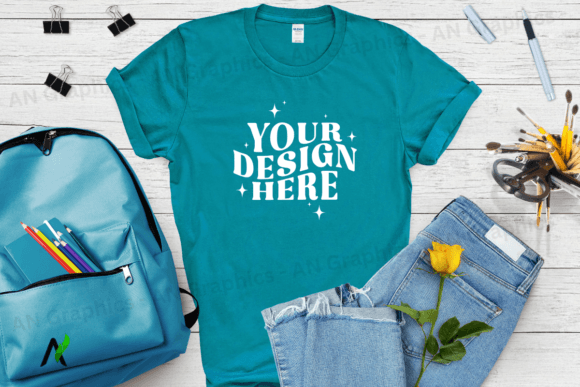 Back to School Gildan 64000 Mockup 0183