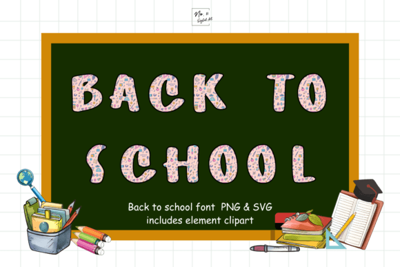 Back to School Pink Teacher Letters Font: A Vibrant Choice for Creative Projects