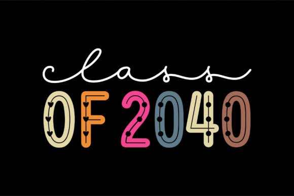 Class of 2040 Happy Back to School SVG: A Versatile Design for Creative Projects