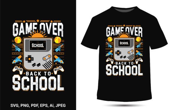 Game Over Back to School Funny Svg: A Creative Resource for Designers and Enthusiasts